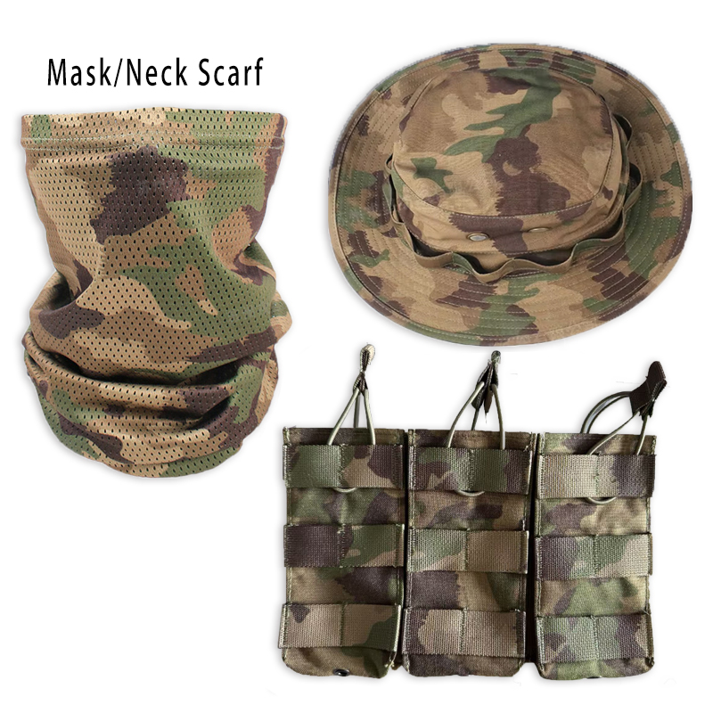 Outdoor Adventure Magazines - Customized TAZ16 Swiss Camouflage Fishmen Bonnie