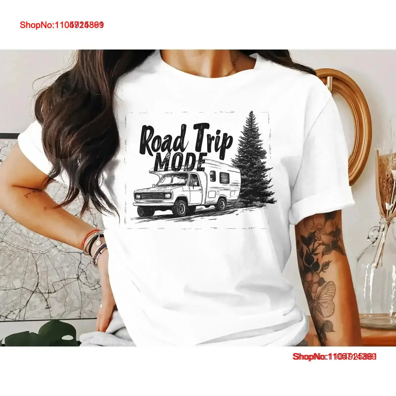 Road Trip Mode T Shirt Camping - Outdoor Adventure Enthusiast recension och pris