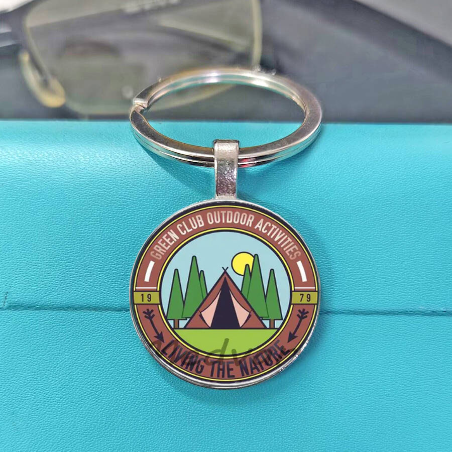 Camping Adventure Glass Keycha - Outdoor Adventure Enthusiast recension och pris