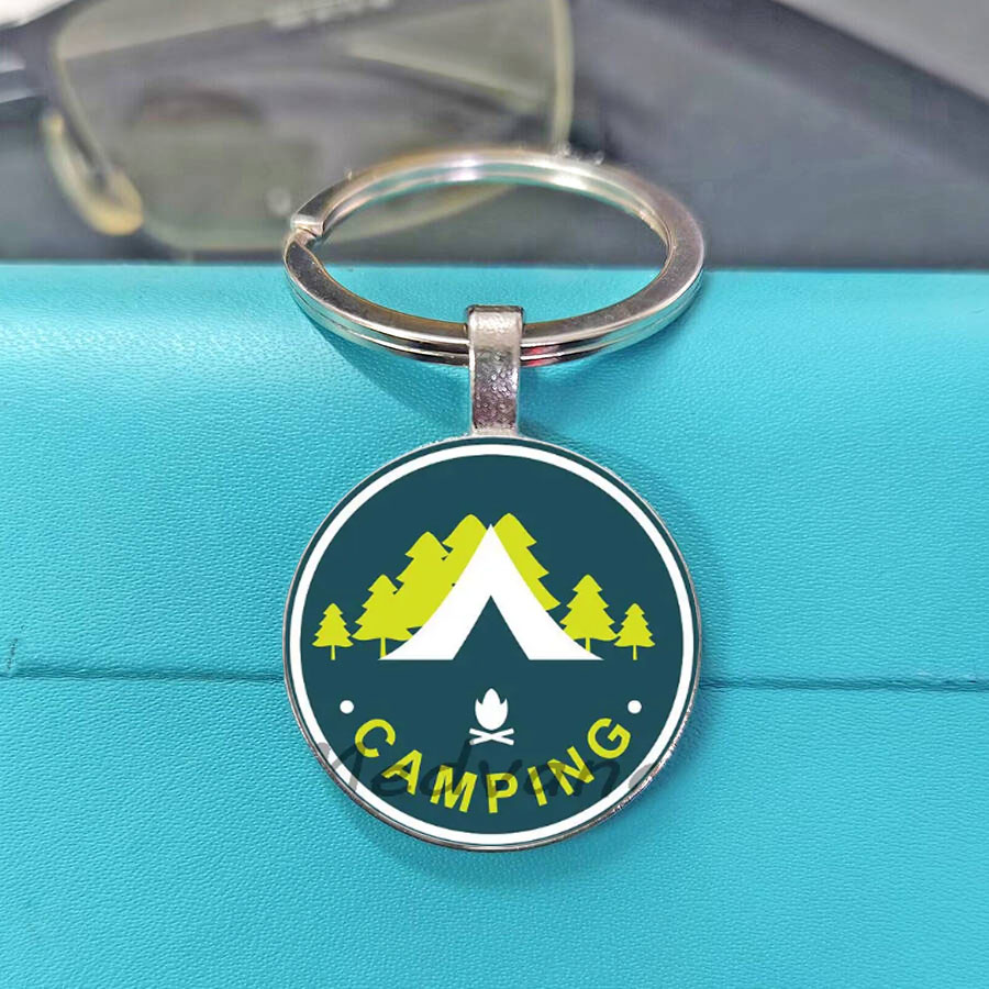 Camping Adventure Glass Keycha - Outdoor Adventure Enthusiast recension och pris