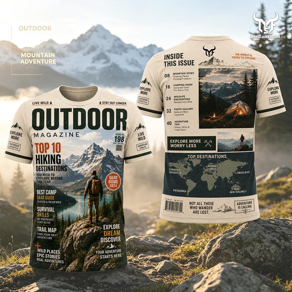 Magazine Style Adventure Print - Outdoor Adventure Magazines recension och pris