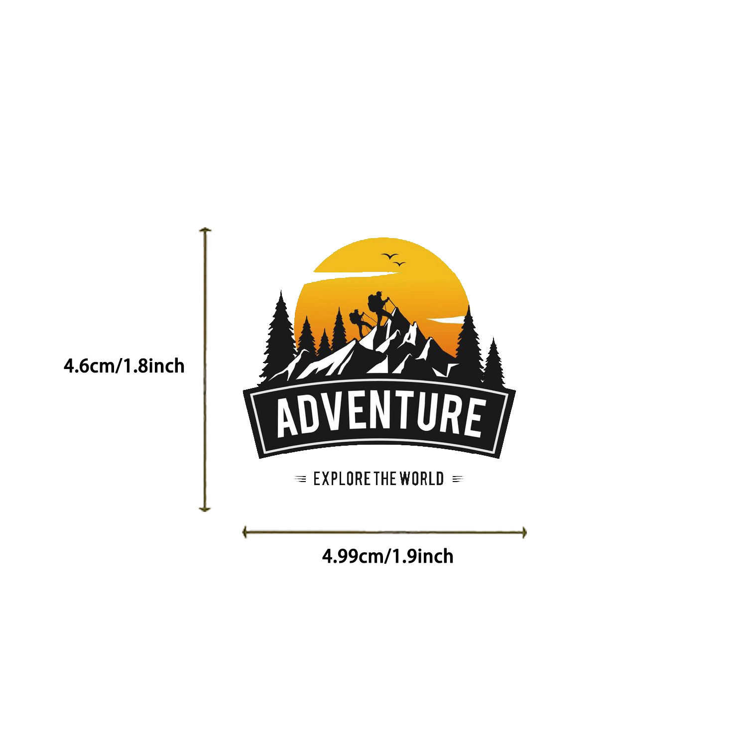 50/100pcs National Parks Stick - Outdoor Adventure Enthusiast recension och pris