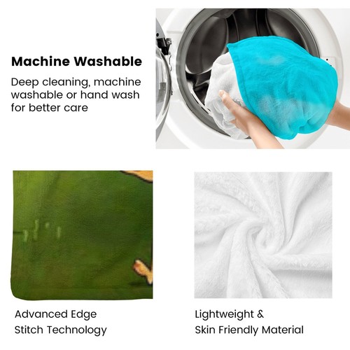 Golf Theme Blanket Soft Warm B - Outdoor Adventure Golf recension och pris
