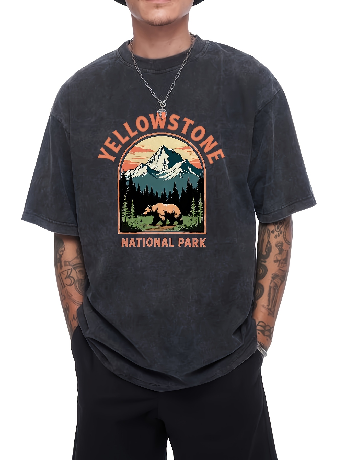 Men's Yellowstone National Par - Outdoor Adventure Enthusiast recension och pris
