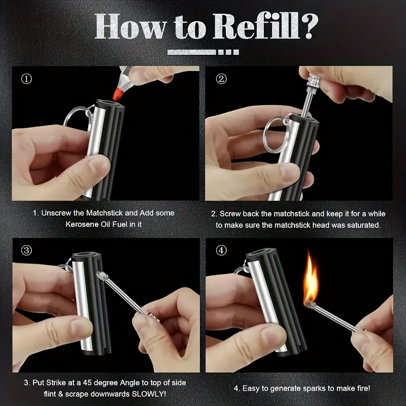 Piston-style Survival Fire Sta - Fire Piston Starter recension och pris