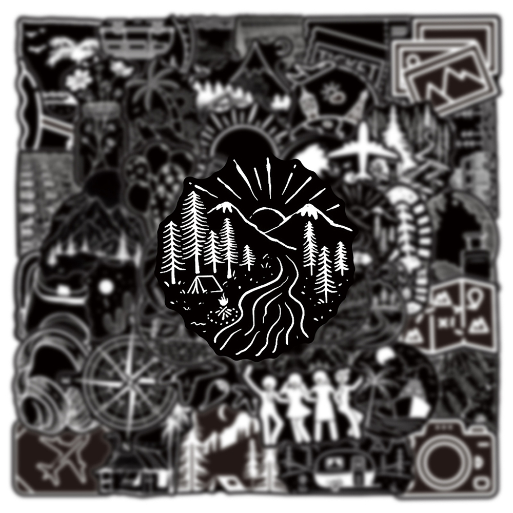 10/30/50pcs Black White Cartoo - Outdoor Adventure Toys recension och pris
