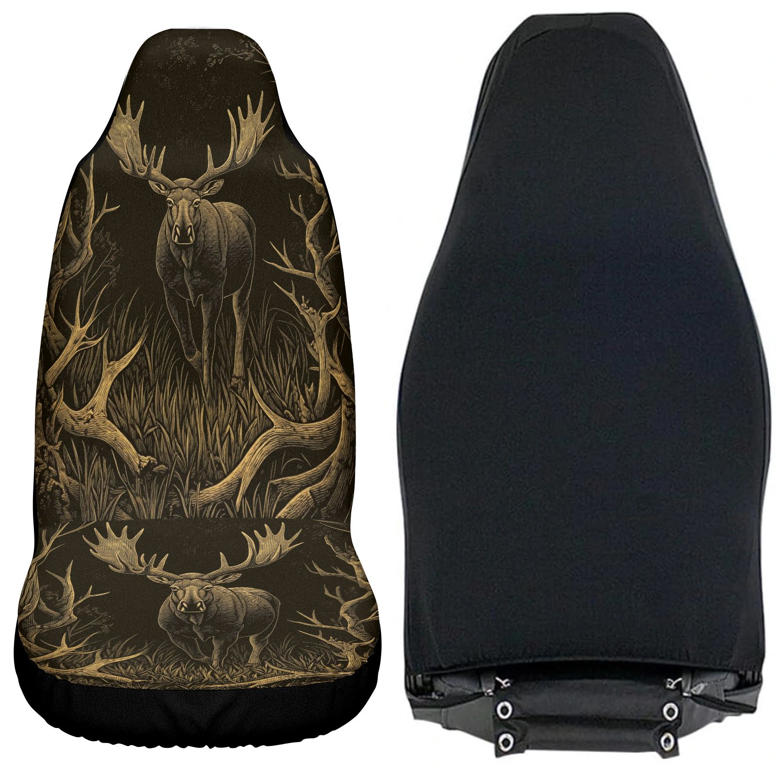 Car Seat Covers Brown Elk Patt - Outdoor Adventure Enthusiast recension och pris