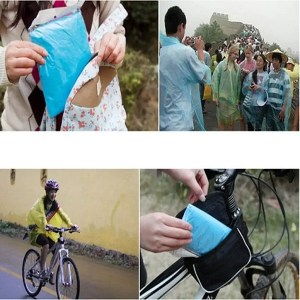 5/10PC Disposable Raincoat Adu - Outdoor Adventure Girl recension och pris